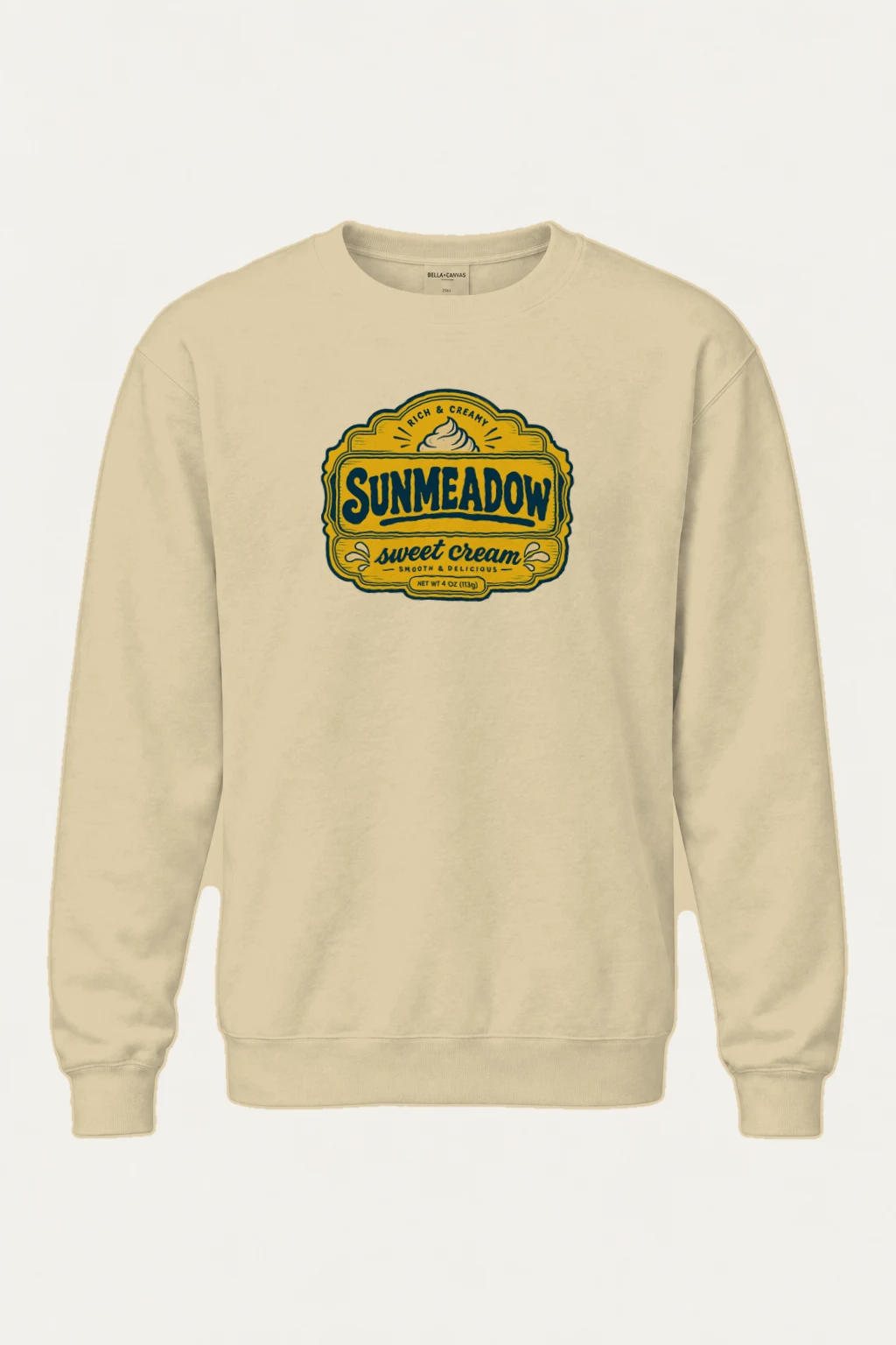 "Sunmeadow Sweet Cream" Heavy Blend Unisex Crewneck Sweatshirt | Gildan 18000