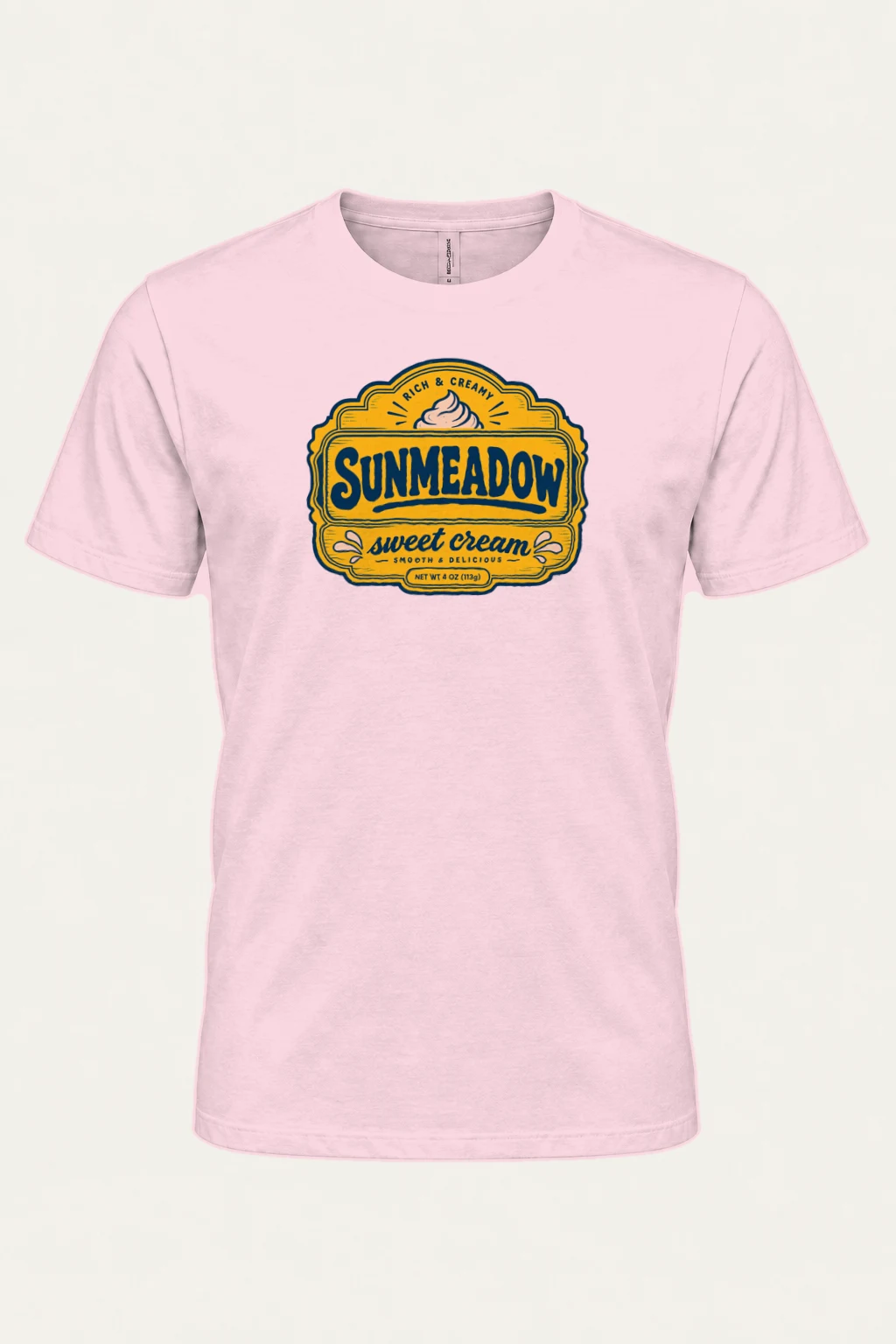 "Sunmeadow Sweet Cream" Heavyweight Unisex Crewneck T-shirt | Gildan 5000