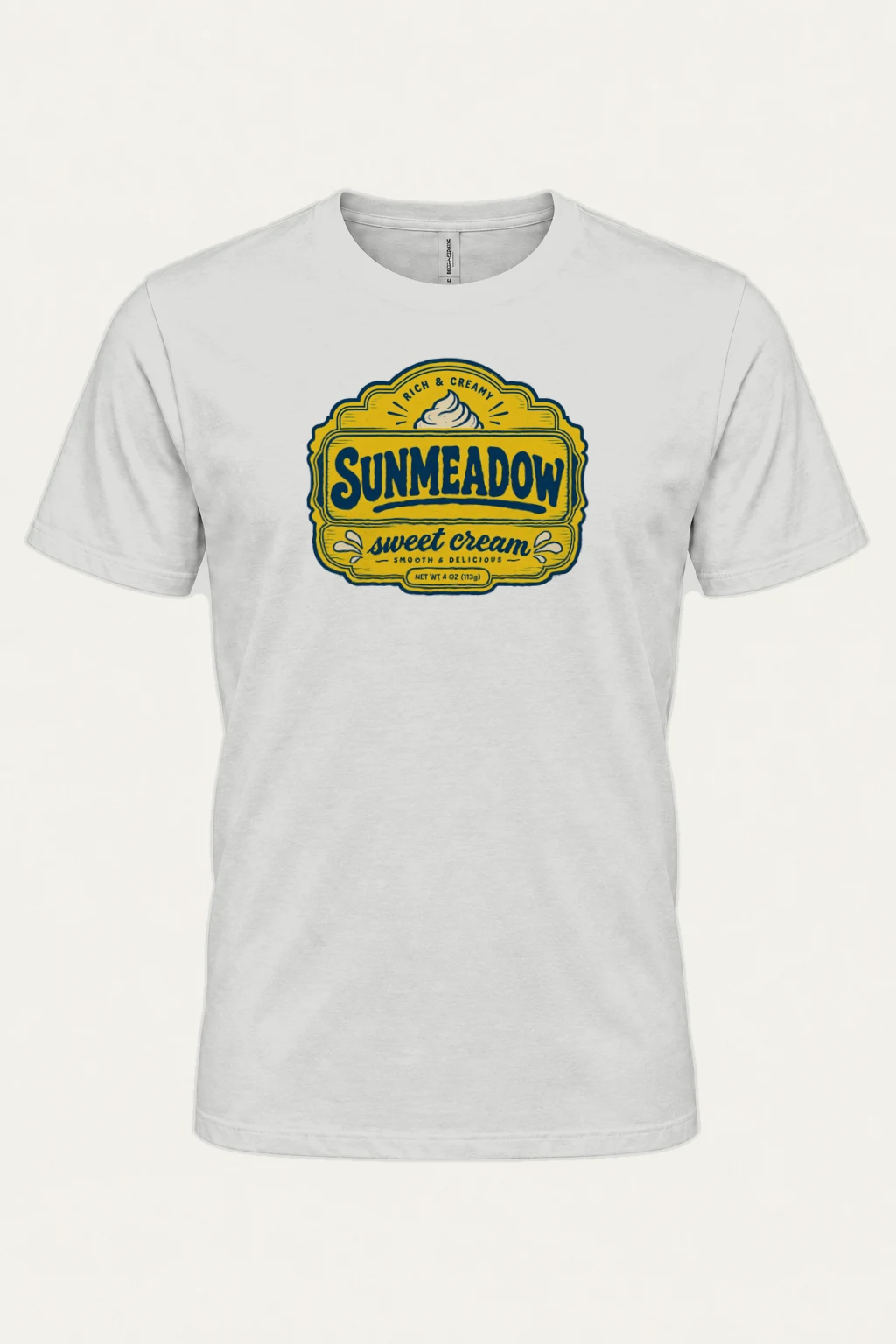 "Sunmeadow Sweet Cream" Heavyweight Unisex Crewneck T-shirt | Gildan 5000