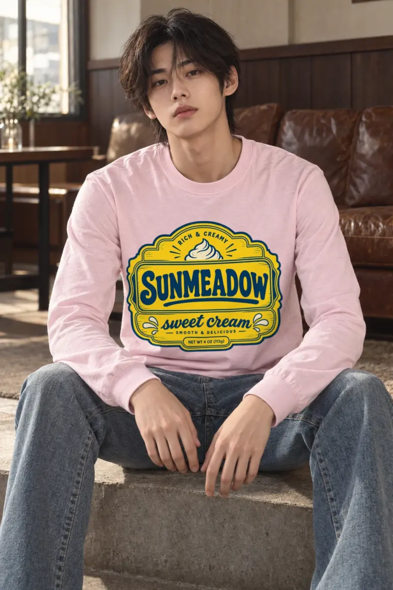 "Sunmeadow Sweet Cream" Unisex Longsleeve T-shirt