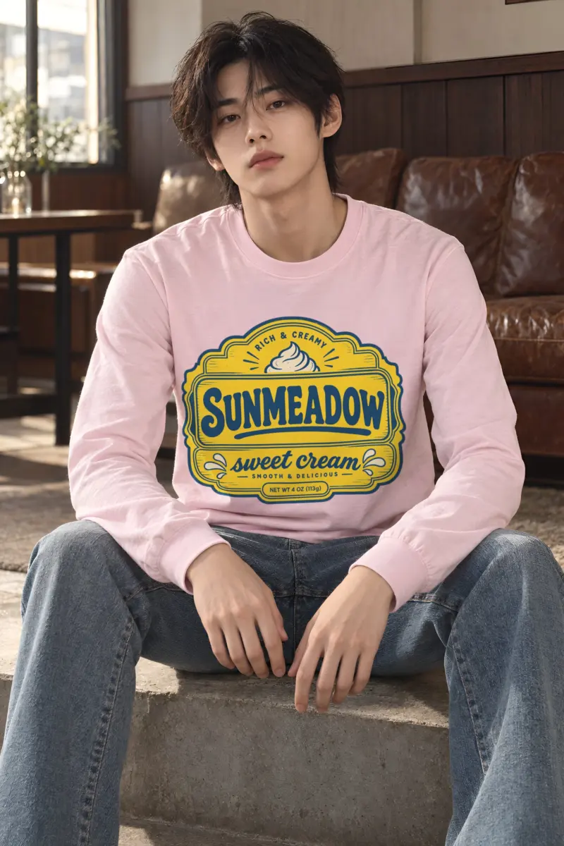 "Sunmeadow Sweet Cream" Unisex Longsleeve T-shirt