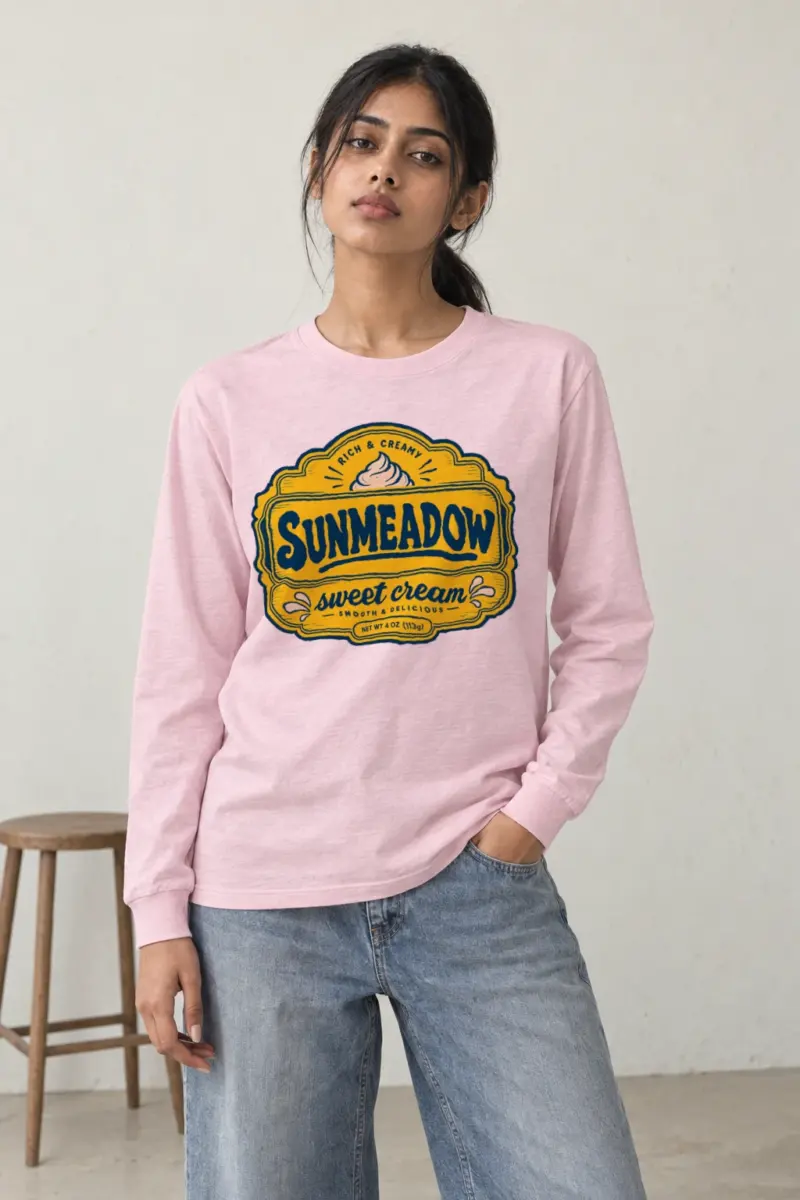 "Sunmeadow Sweet Cream" Unisex Longsleeve T-shirt | Gildan 2400