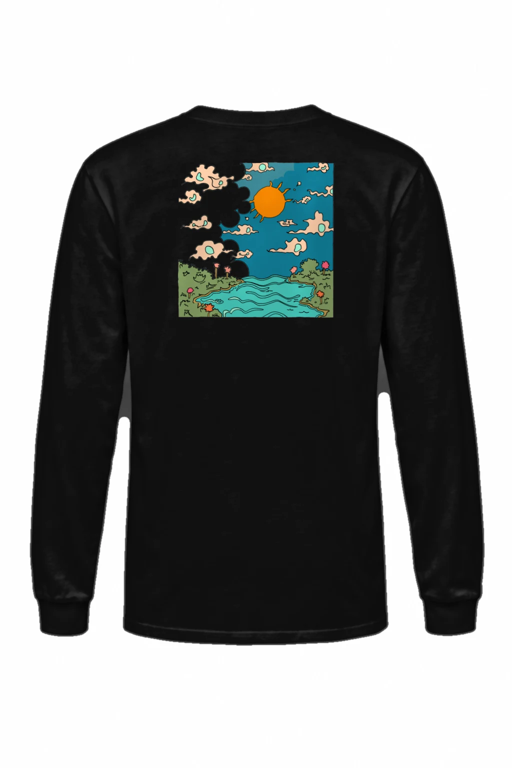 "Sunny Meadow Escape" Unisex Longsleeve T-shirt | Gildan 2400