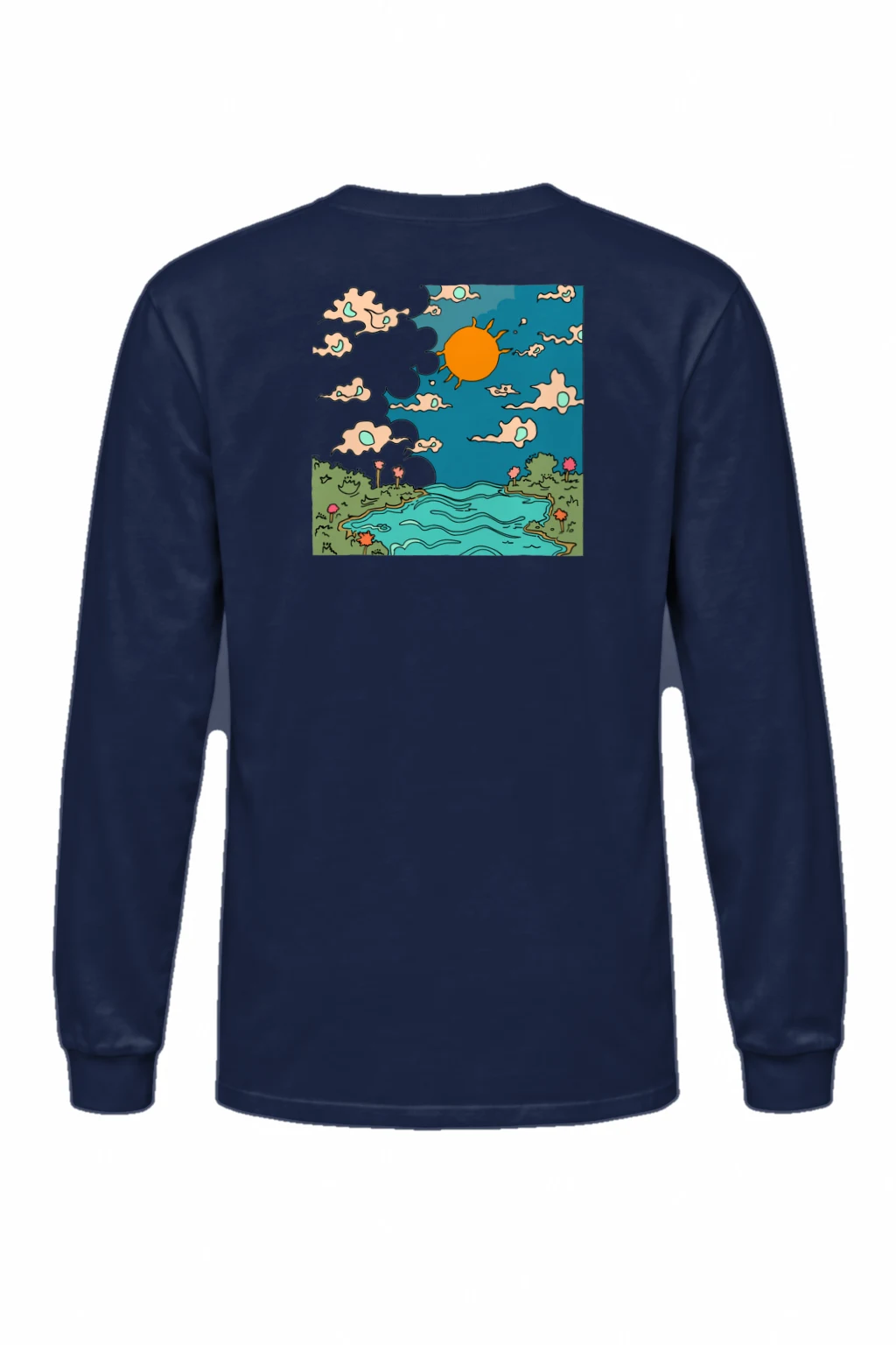 "Sunny Meadow Escape" Unisex Longsleeve T-shirt | Gildan 2400