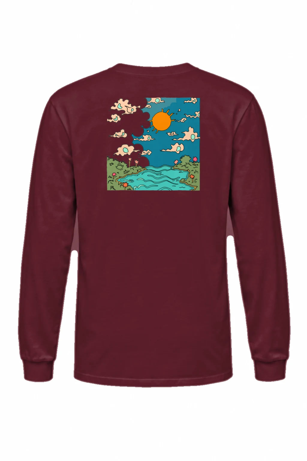 "Sunny Meadow Escape" Unisex Longsleeve T-shirt | Gildan 2400