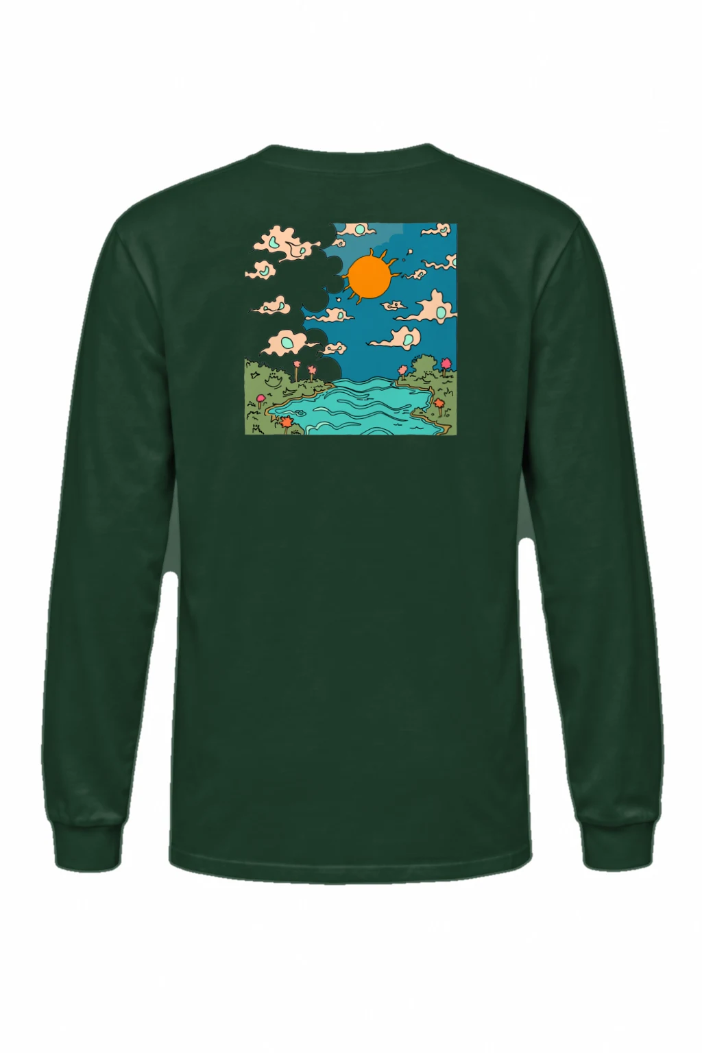 "Sunny Meadow Escape" Unisex Longsleeve T-shirt | Gildan 2400