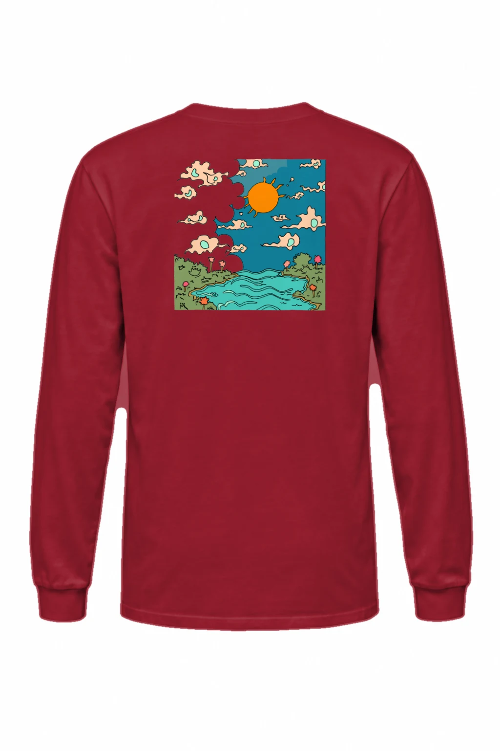 "Sunny Meadow Escape" Unisex Longsleeve T-shirt | Gildan 2400