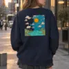 "Sunny Wildflower Hills" Heavy Blend Unisex Crewneck Sweatshirt | Gildan 18000