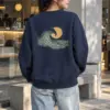 "Sunrise Wave" Heavy Blend Unisex Crewneck Sweatshirt | Gildan 18000