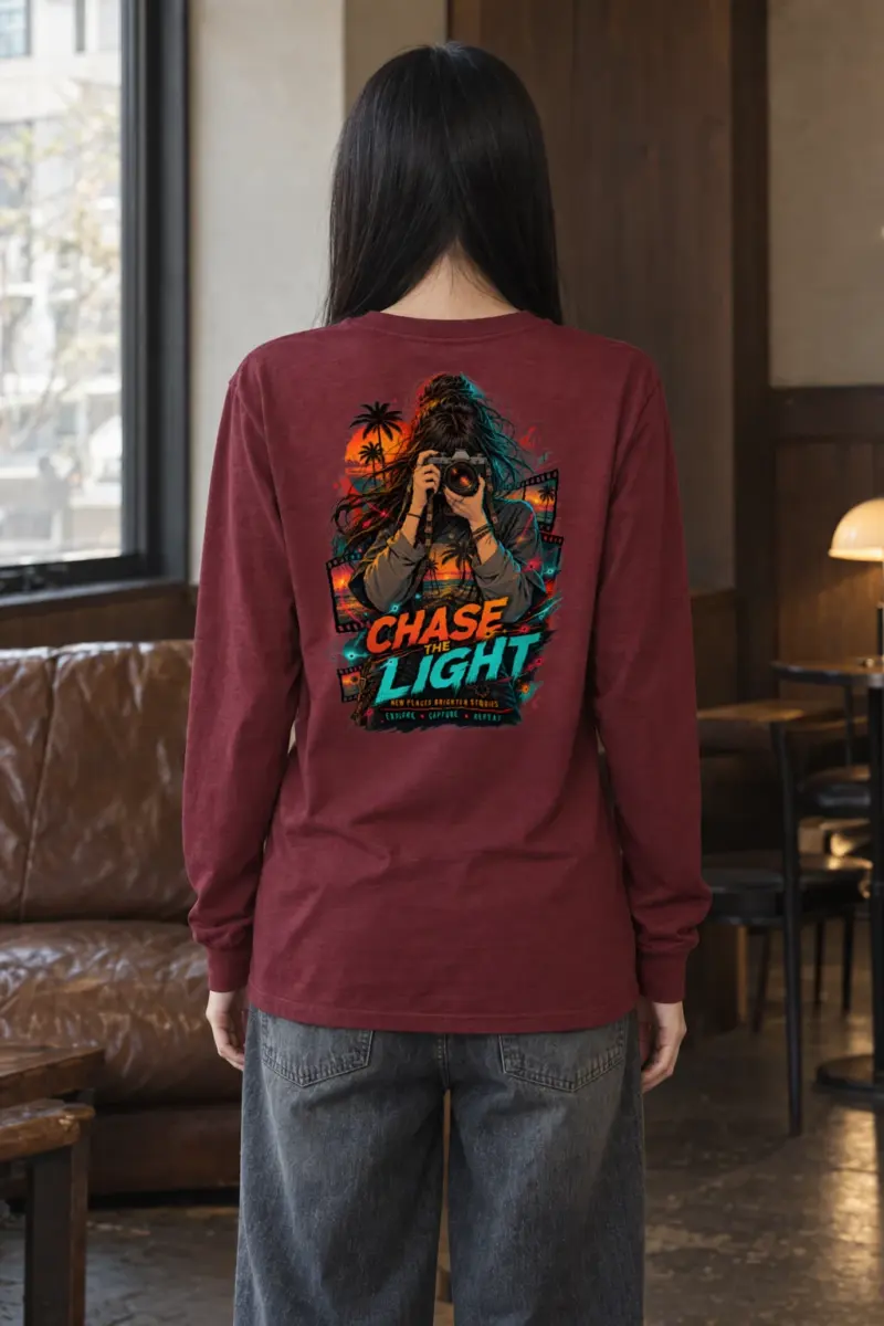 "Sunset Film Explorer" Unisex Longsleeve T-shirt | Gildan 2400
