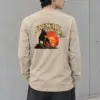 "Sunset French Bulldog" Unisex Longsleeve T-shirt