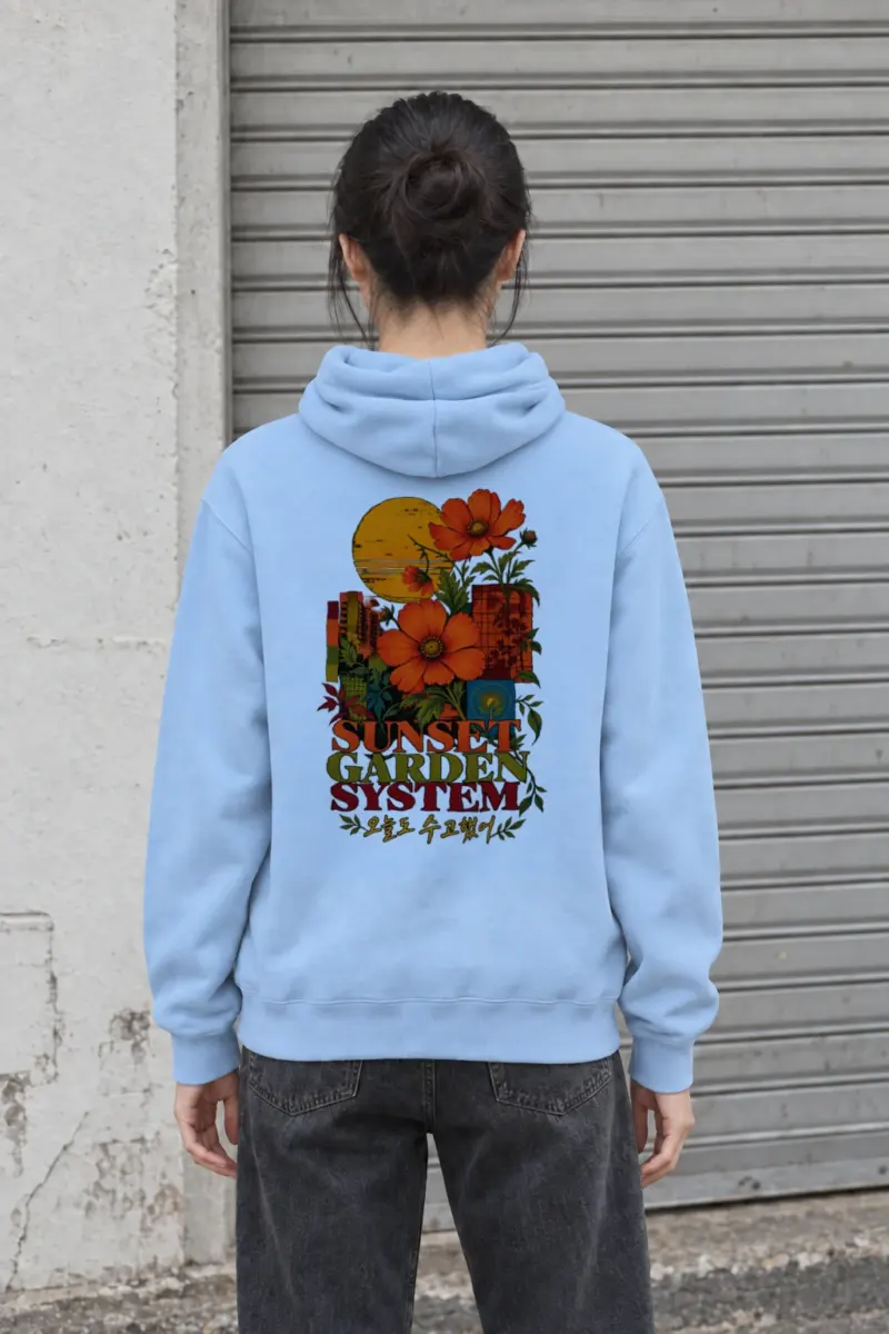 "Sunset Garden System" Heavy Blend Unisex Pullover Hoodie