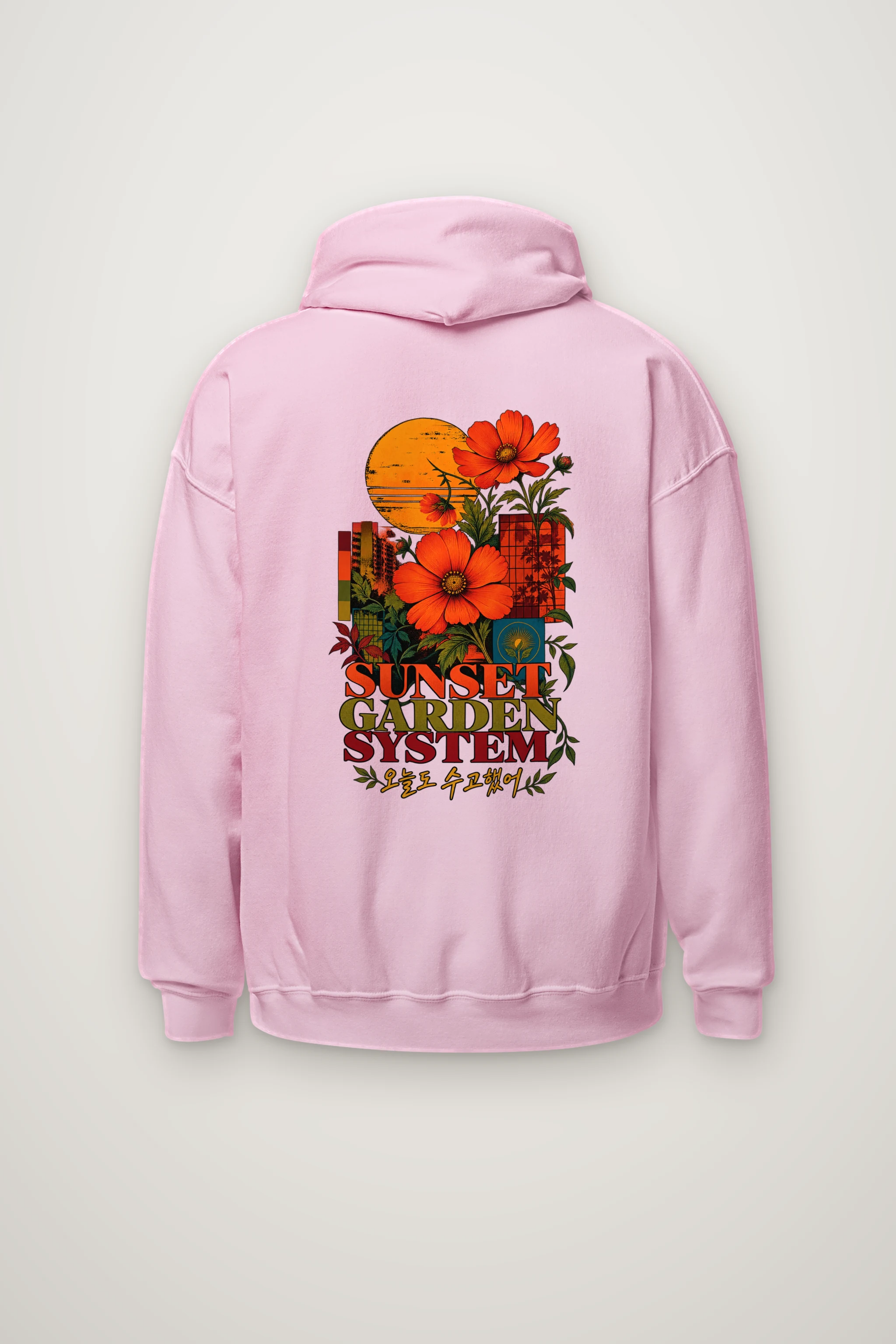 "Sunset Garden System" Heavy Blend Unisex Pullover Hoodie