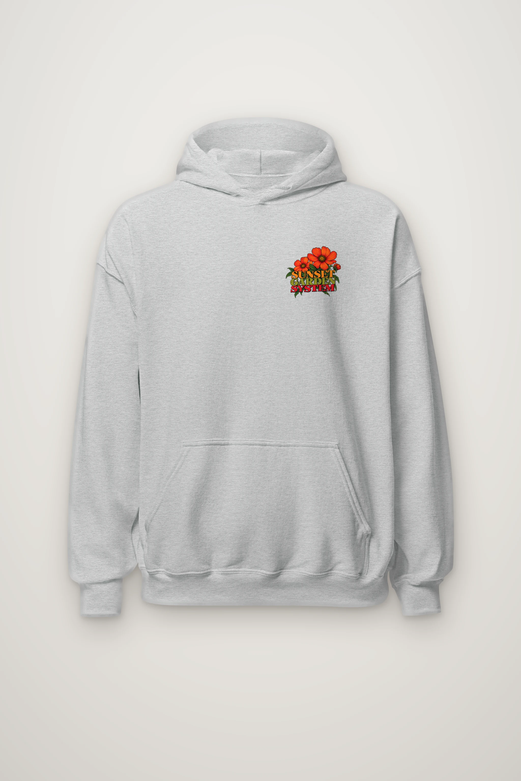 "Sunset Garden System" Heavy Blend Unisex Pullover Hoodie