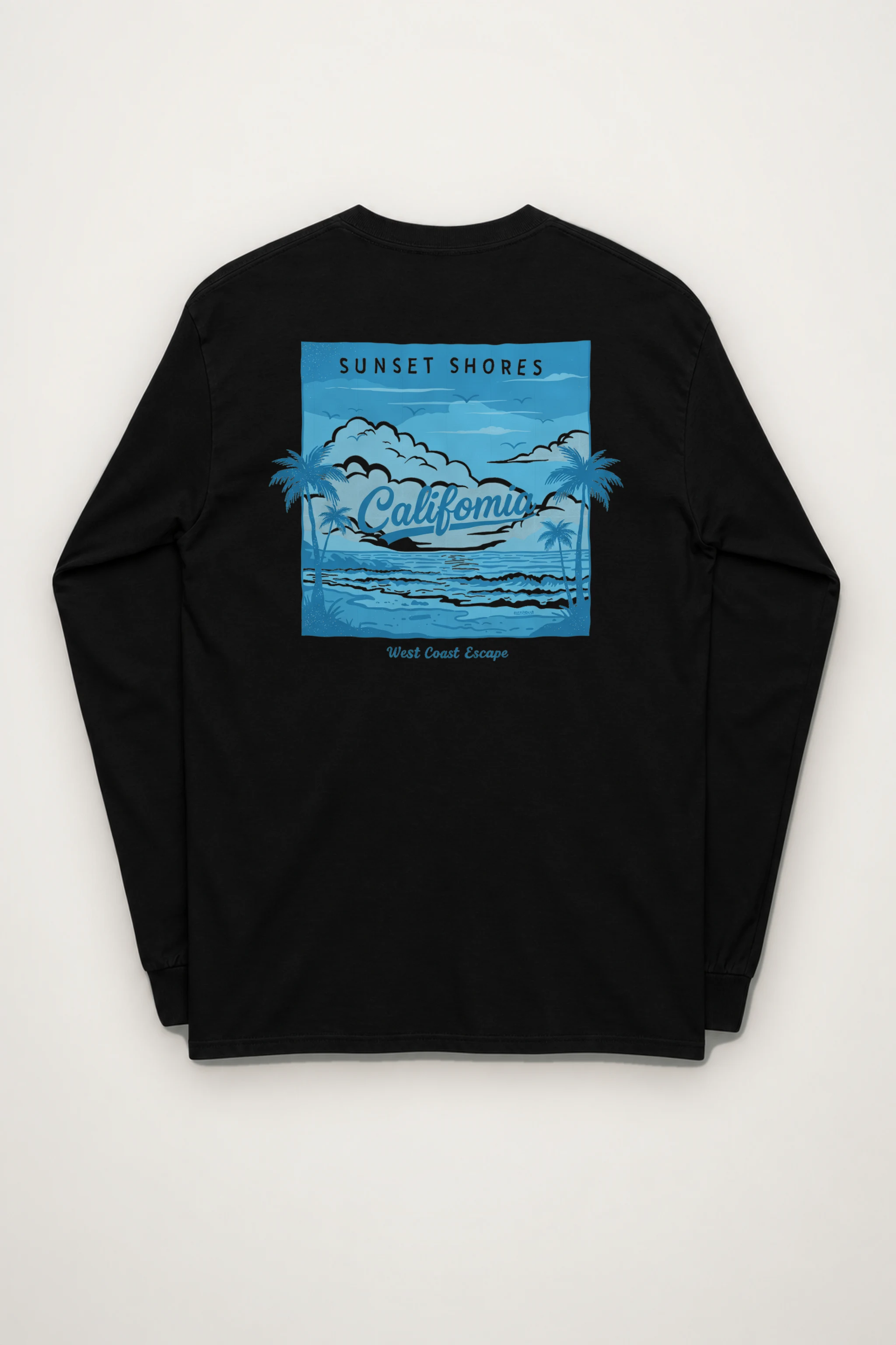 "Sunset Shores" Unisex Longsleeve T-shirt