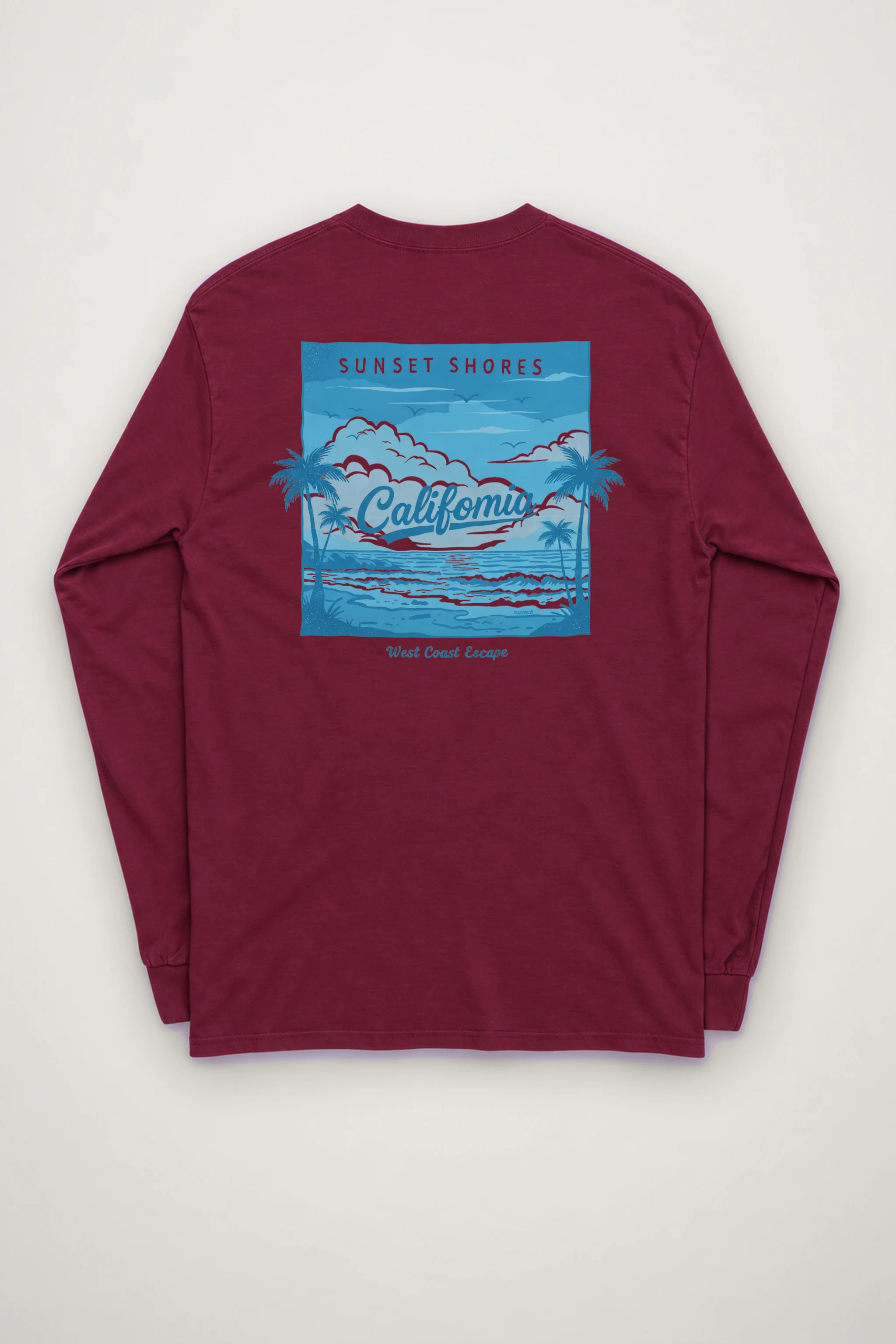 "Sunset Shores" Unisex Longsleeve T-shirt