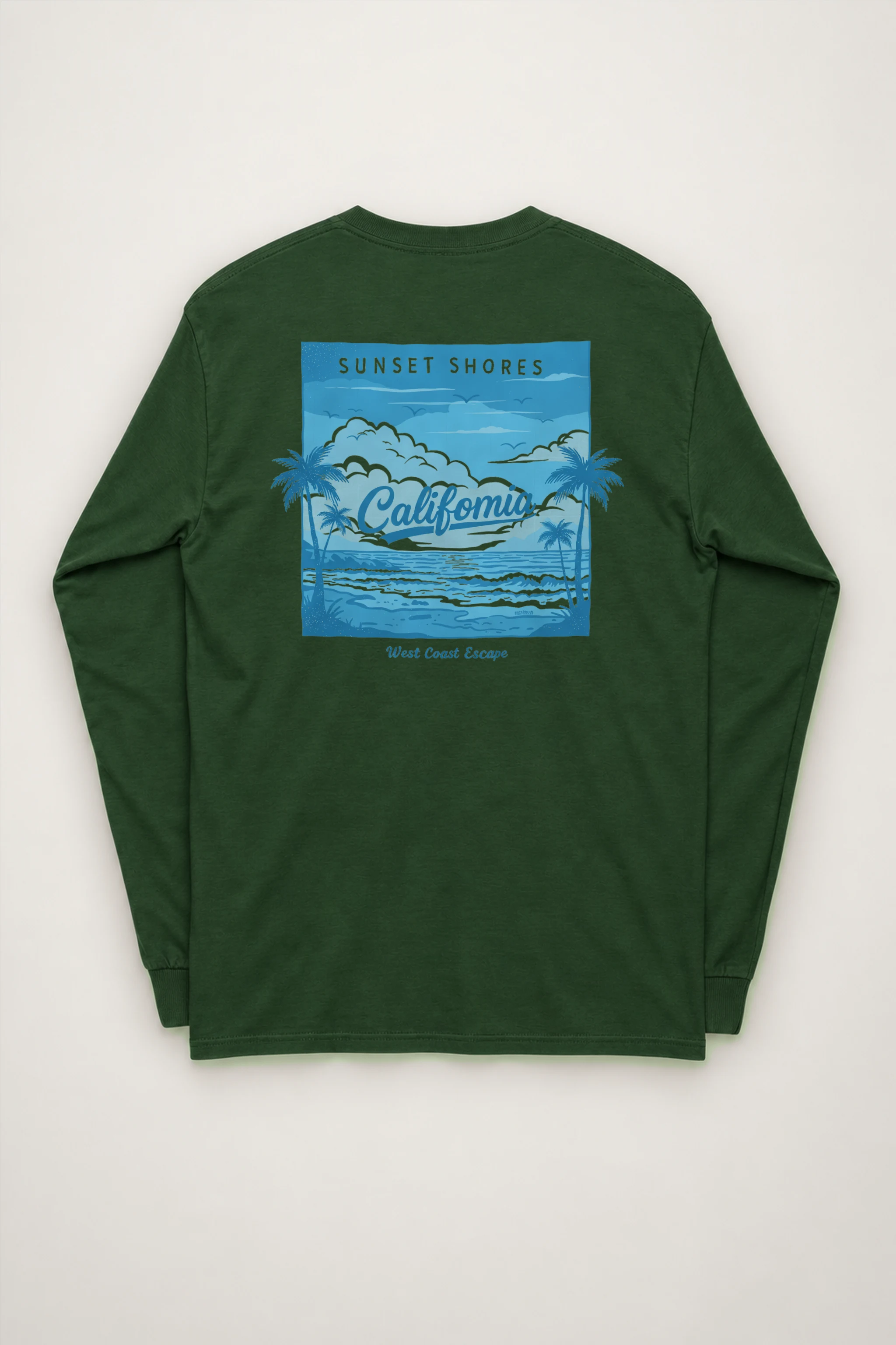 "Sunset Shores" Unisex Longsleeve T-shirt