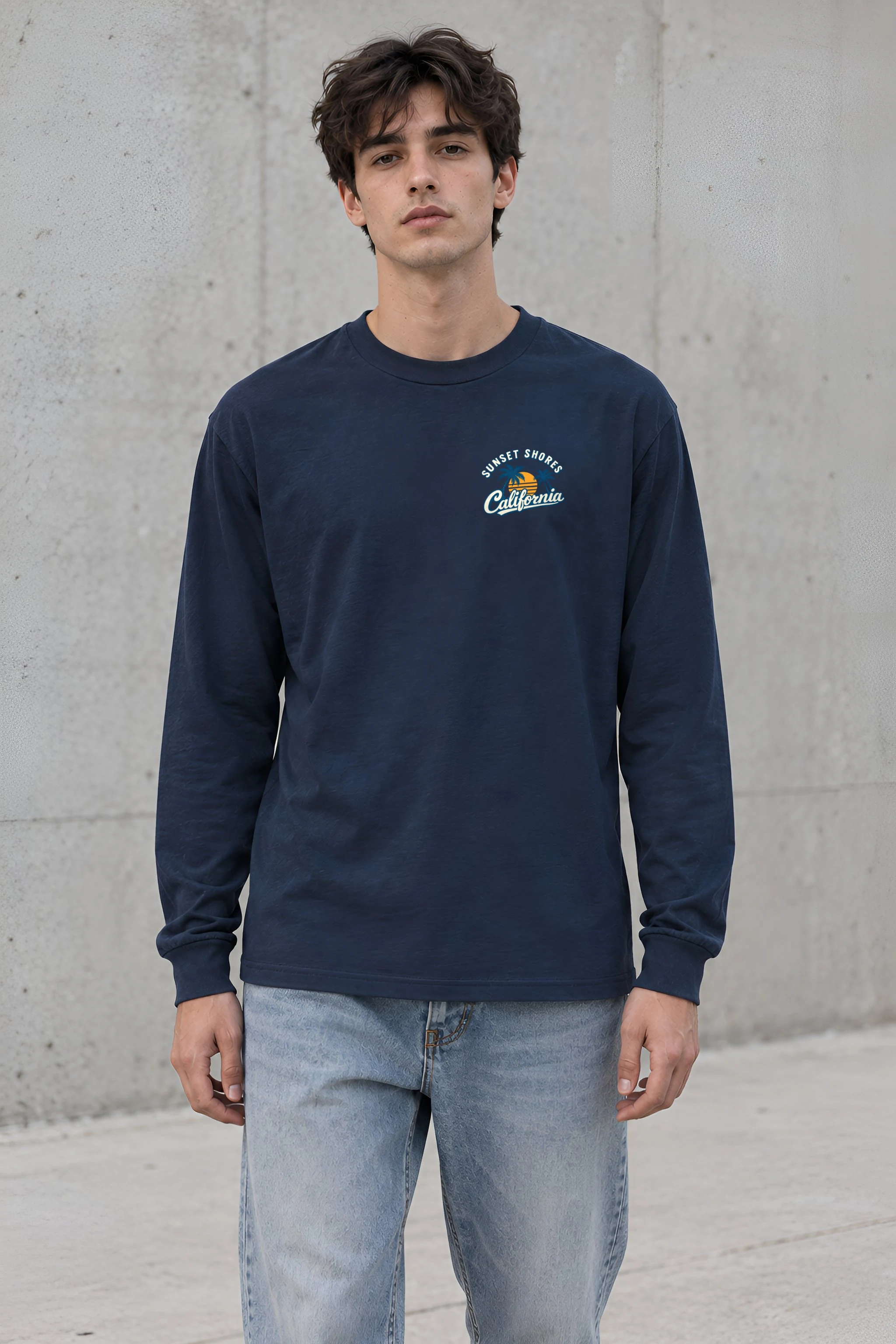 "Sunset Shores" Unisex Longsleeve T-shirt