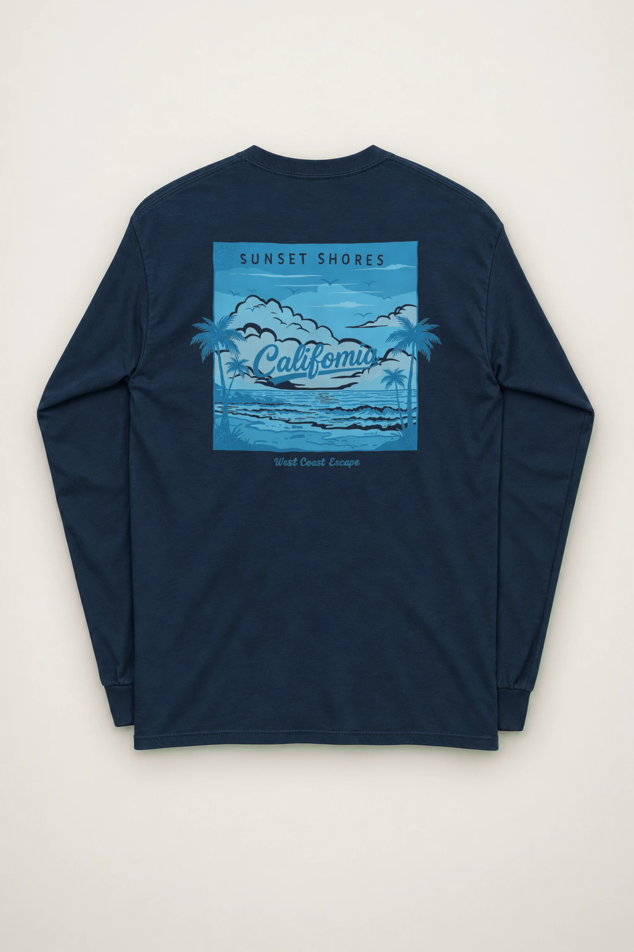 "Sunset Shores" Unisex Longsleeve T-shirt