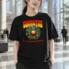 "Sunshine Starts Morning" Heavyweight Unisex Crewneck T-shirt | Gildan 5000