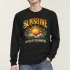 "Sunshine Starts Morning" Unisex Longsleeve T-shirt