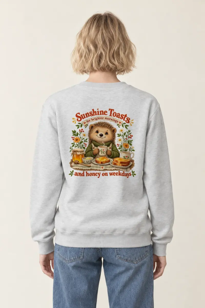 "Sunshine Toasts" Heavy Blend Unisex Crewneck Sweatshirt | Gildan 18000