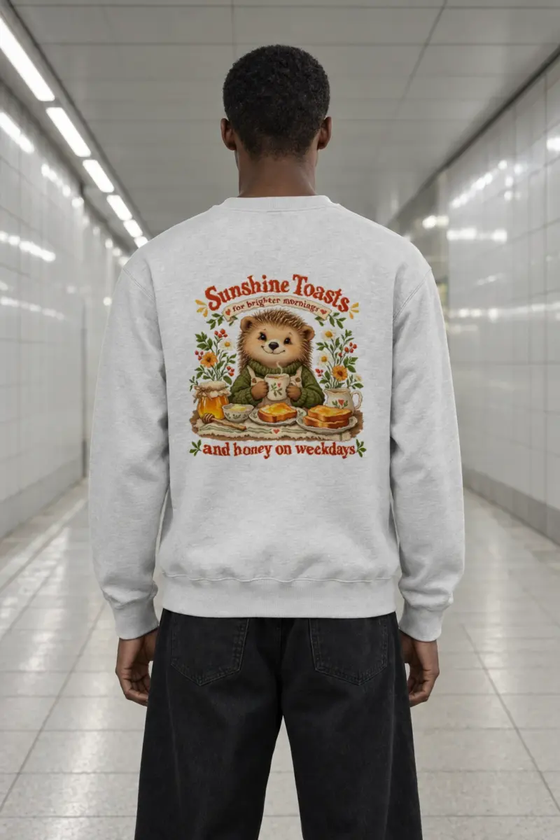 "Sunshine Toasts" Heavy Blend Unisex Crewneck Sweatshirt | Gildan 18000