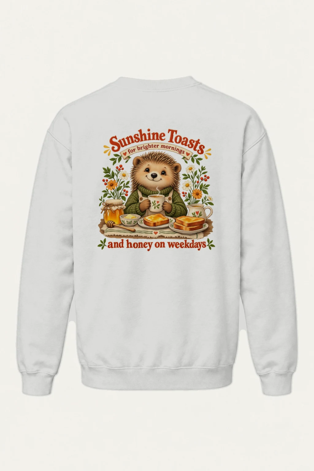 "Sunshine Toasts" Heavy Blend Unisex Crewneck Sweatshirt | Gildan 18000