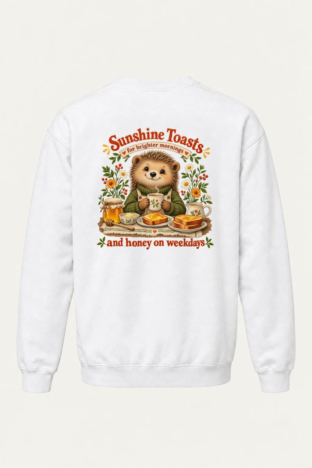 "Sunshine Toasts" Heavy Blend Unisex Crewneck Sweatshirt | Gildan 18000