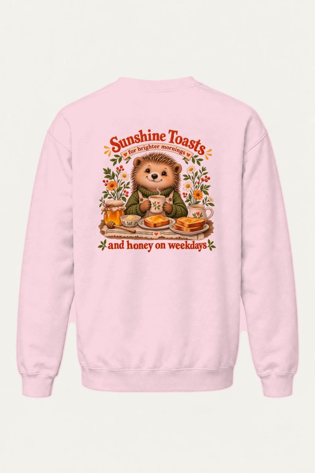 "Sunshine Toasts" Heavy Blend Unisex Crewneck Sweatshirt | Gildan 18000