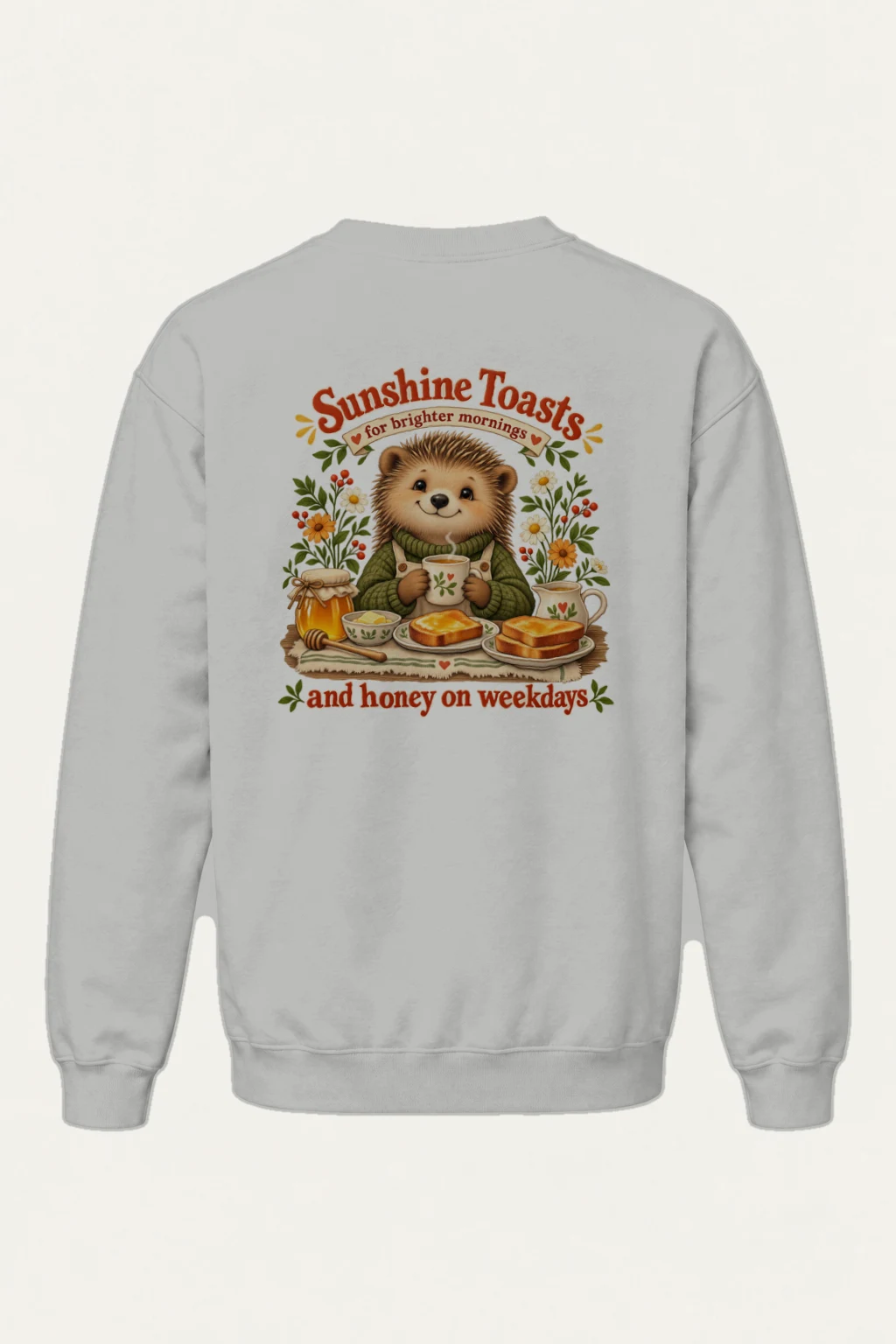 "Sunshine Toasts" Heavy Blend Unisex Crewneck Sweatshirt | Gildan 18000
