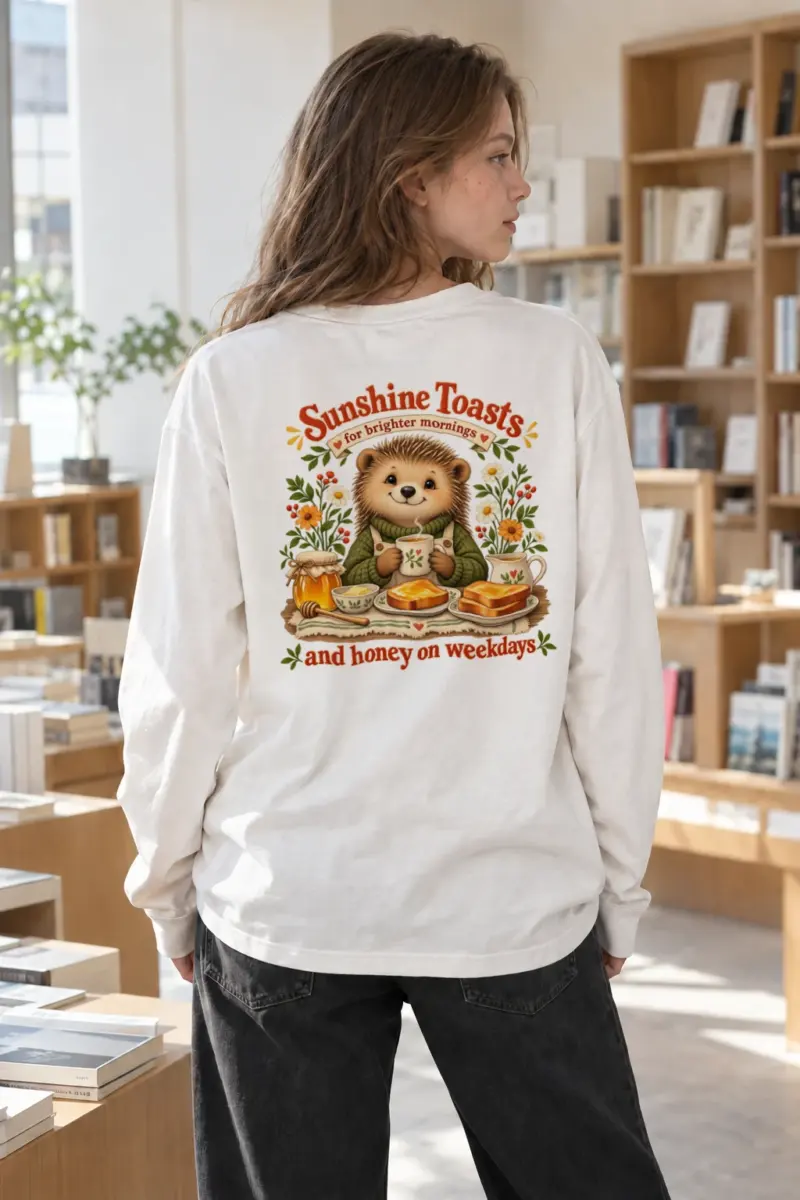 "Sunshine Toasts" Unisex Longsleeve T-shirt | Gildan 2400