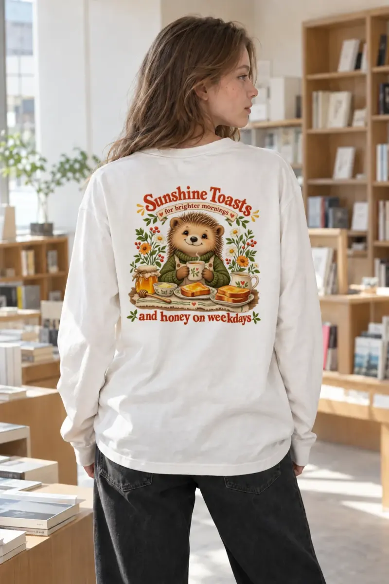"Sunshine Toasts" Unisex Longsleeve T-shirt | Gildan 2400