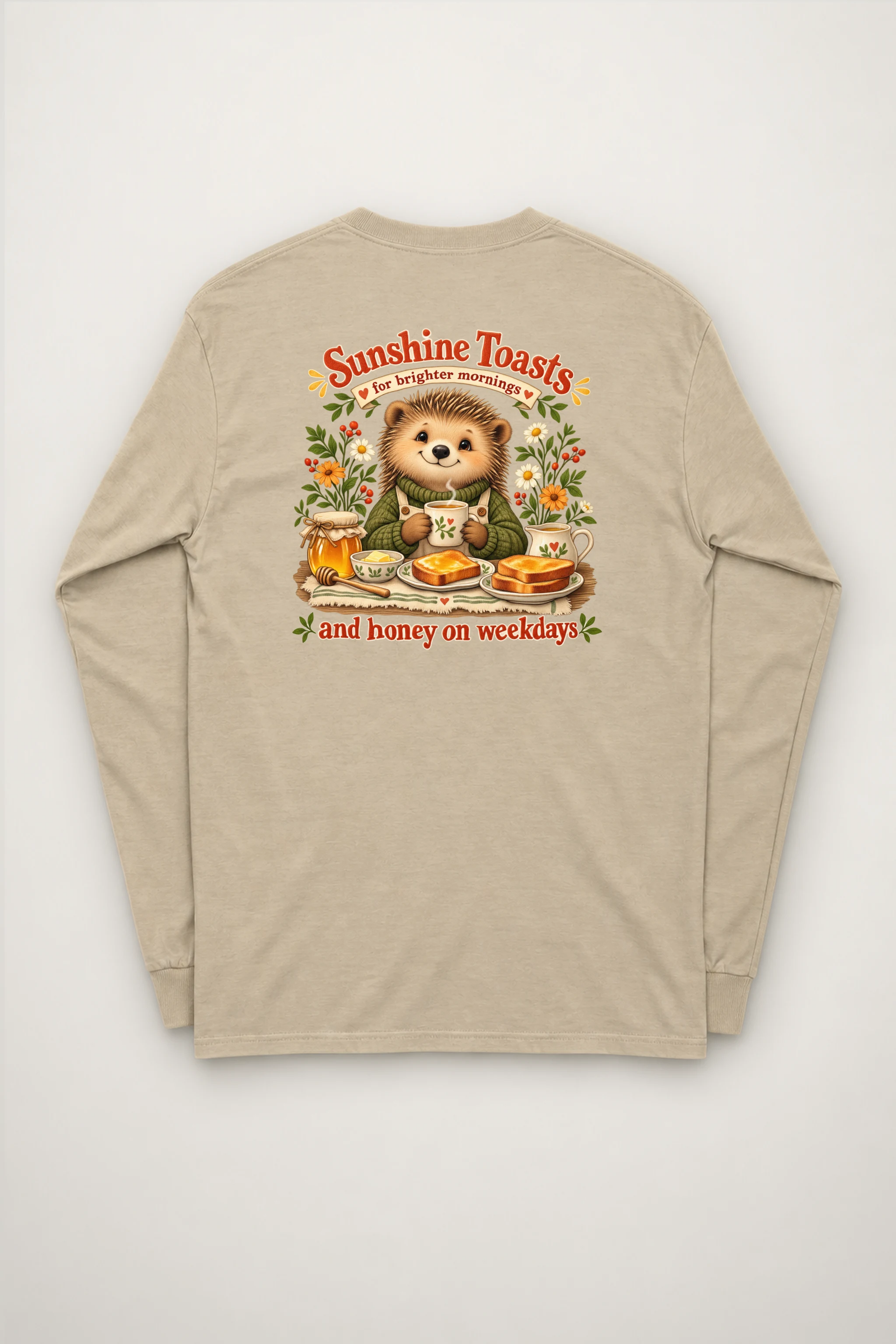 "Sunshine Toasts" Unisex Longsleeve T-shirt