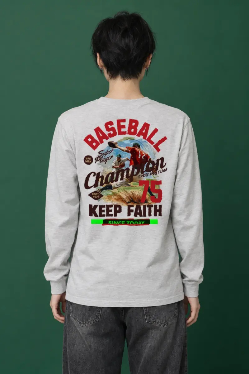 "Super Player Baseball" Unisex Longsleeve T-shirt | Gildan 2400