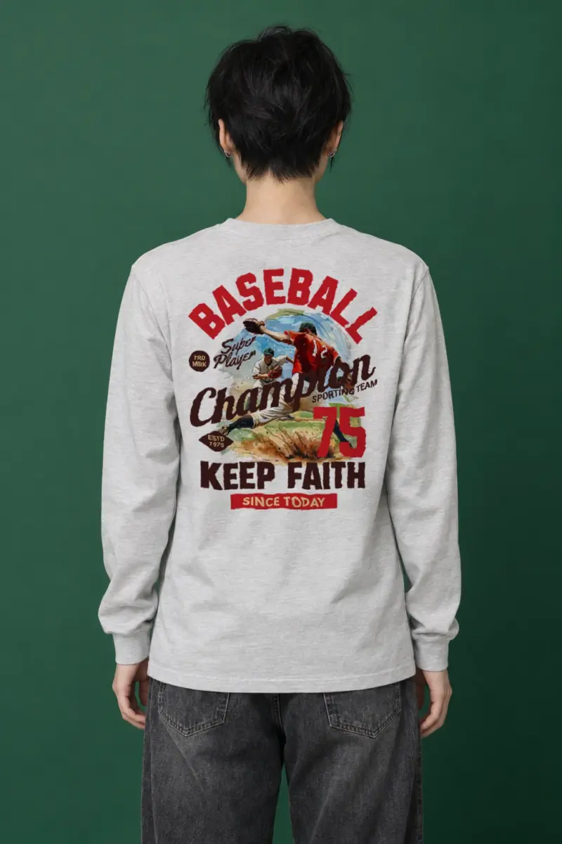 "Super Player Baseball" Unisex Longsleeve T-shirt | Gildan 2400