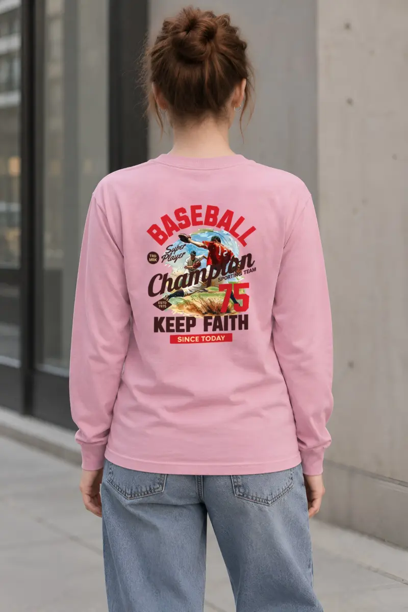 "Super Player Baseball" Unisex Longsleeve T-shirt