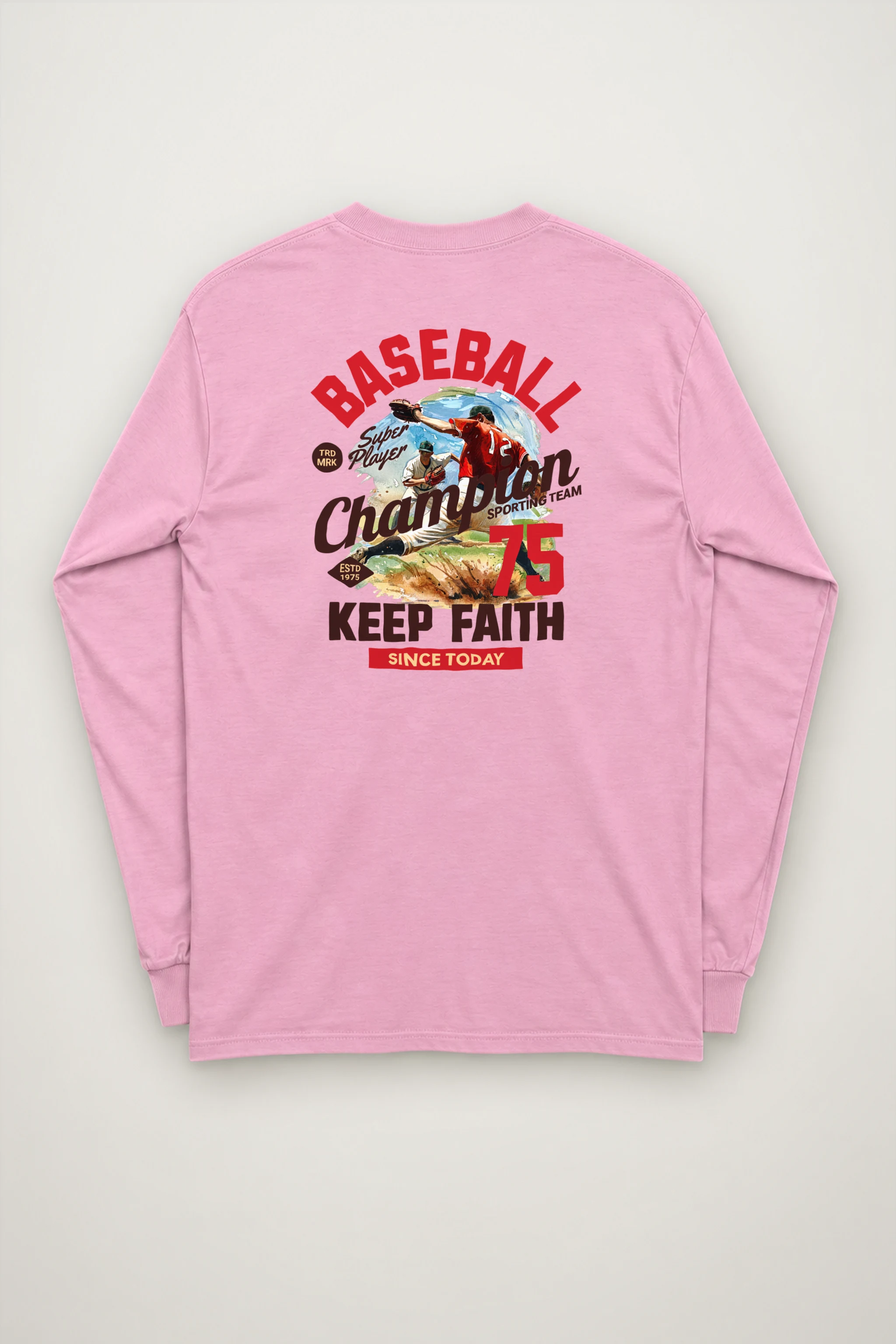 "Super Player Baseball" Unisex Longsleeve T-shirt