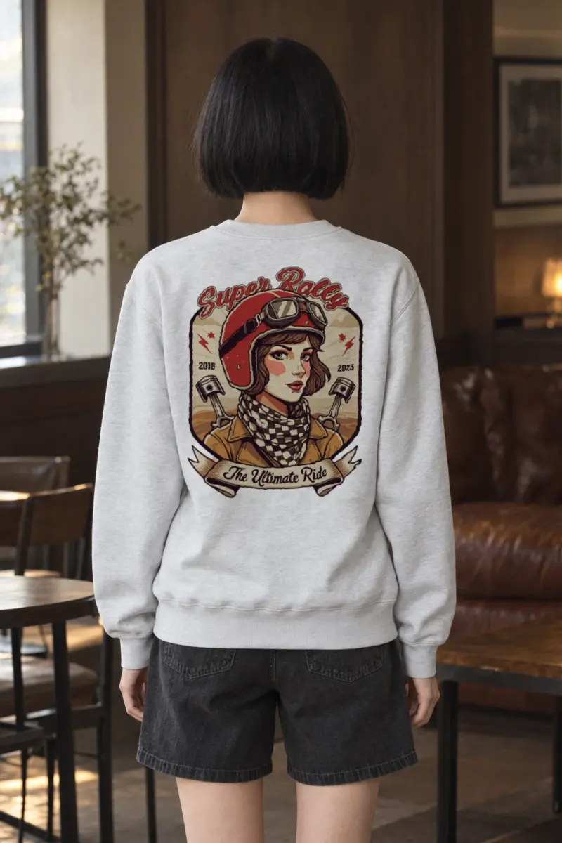 "Super Rally" Heavy Blend Unisex Crewneck Sweatshirt | Gildan 18000
