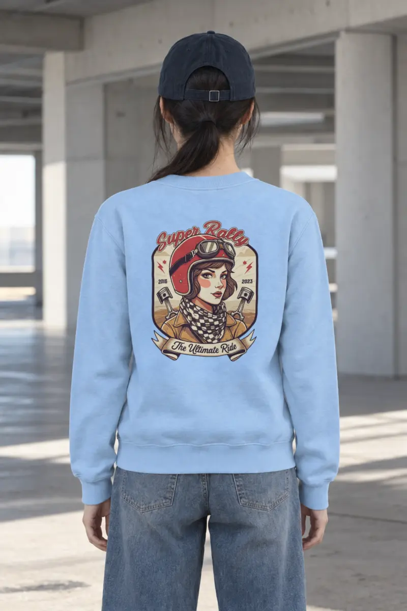 "Super Rally" Heavy Blend Unisex Crewneck Sweatshirt