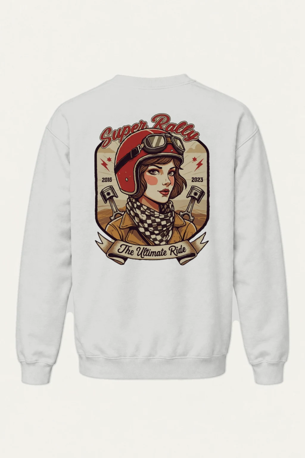 "Super Rally" Heavy Blend Unisex Crewneck Sweatshirt | Gildan 18000