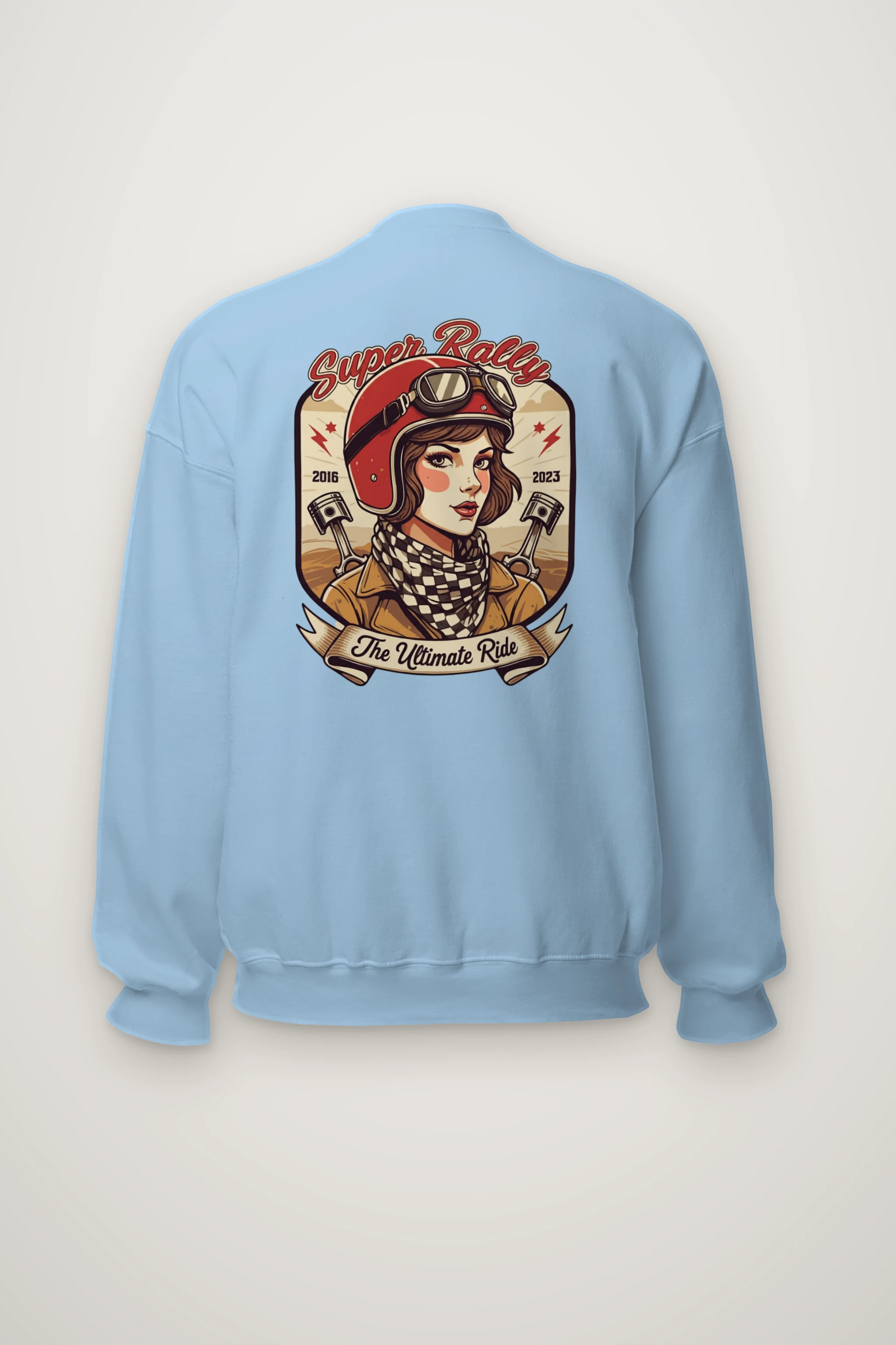"Super Rally" Heavy Blend Unisex Crewneck Sweatshirt