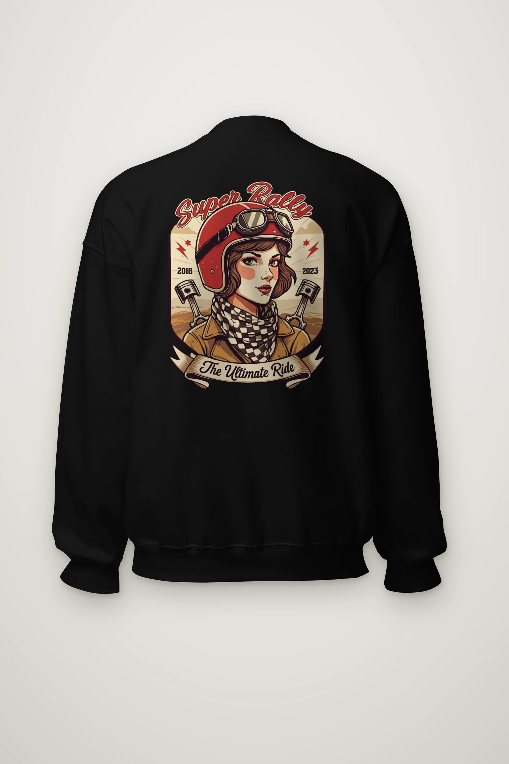 "Super Rally" Heavy Blend Unisex Crewneck Sweatshirt