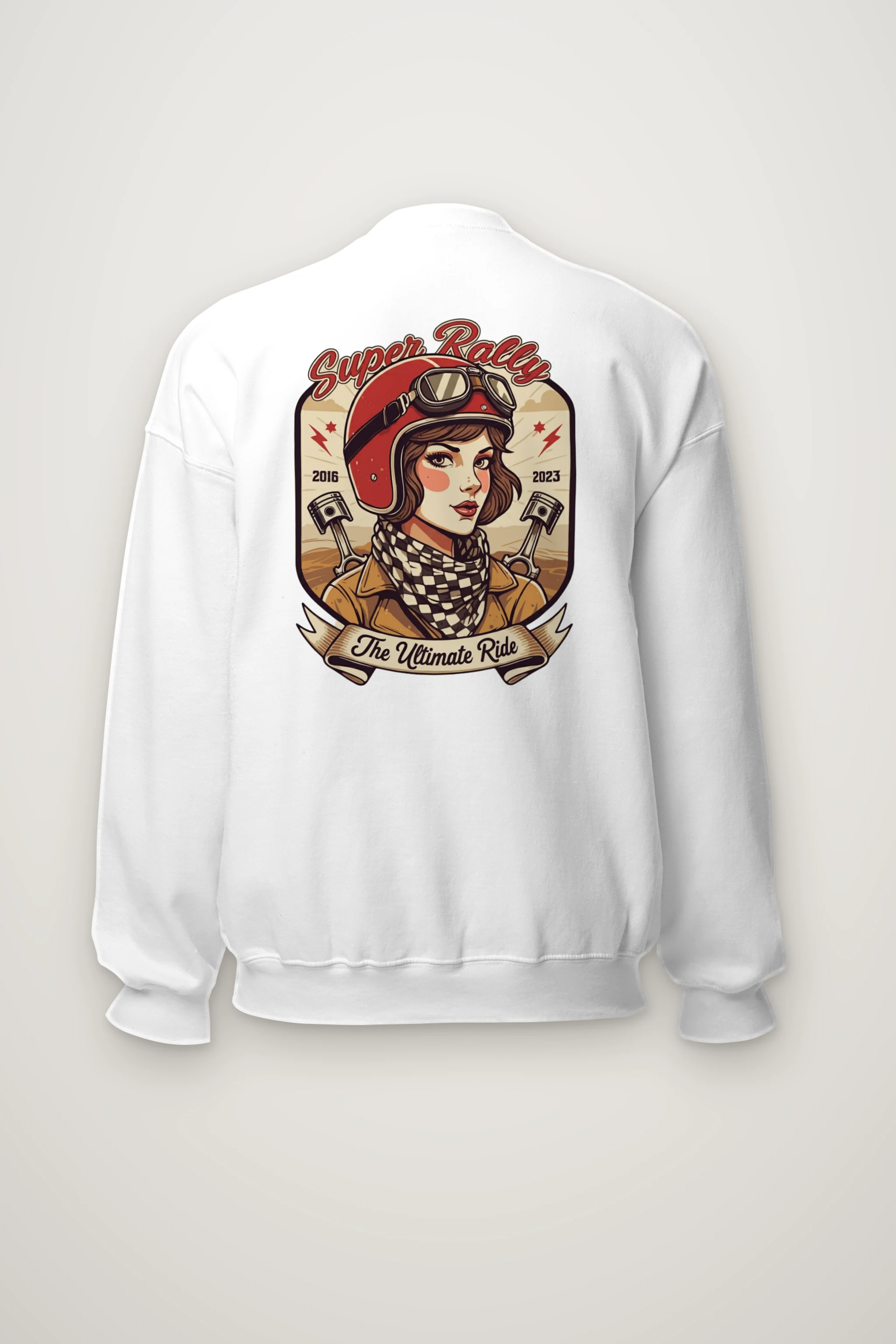 "Super Rally" Heavy Blend Unisex Crewneck Sweatshirt