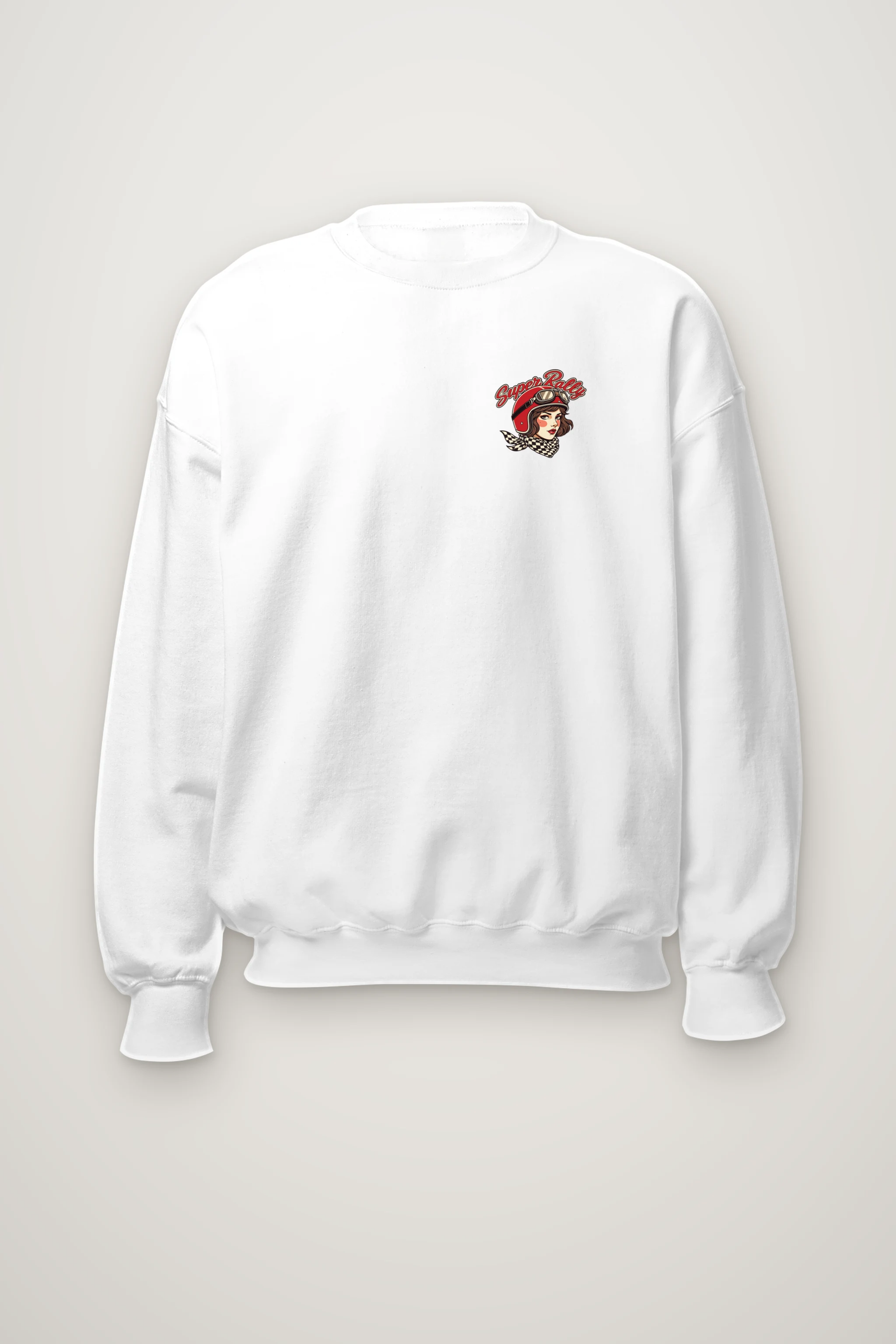 "Super Rally" Heavy Blend Unisex Crewneck Sweatshirt