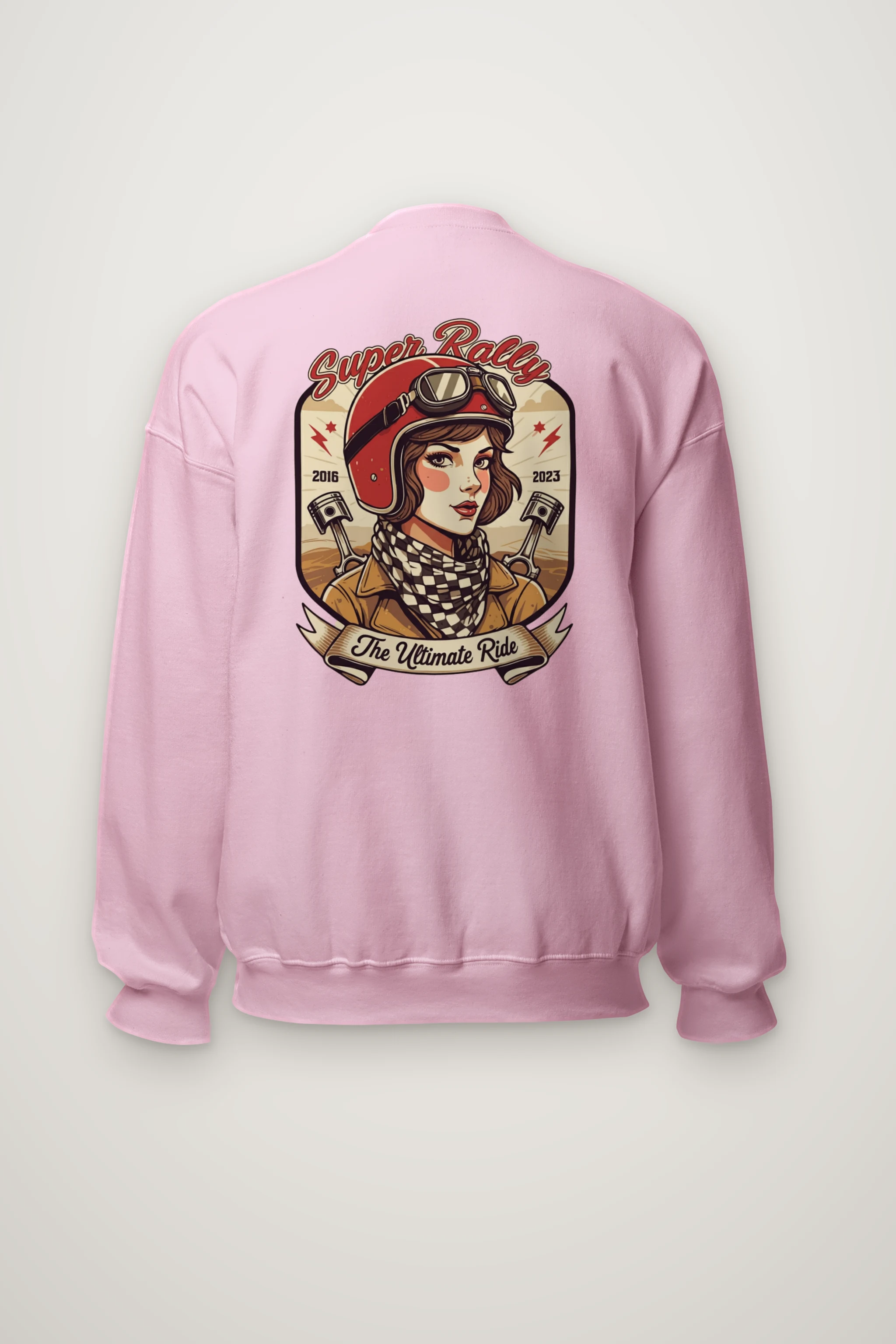 "Super Rally" Heavy Blend Unisex Crewneck Sweatshirt