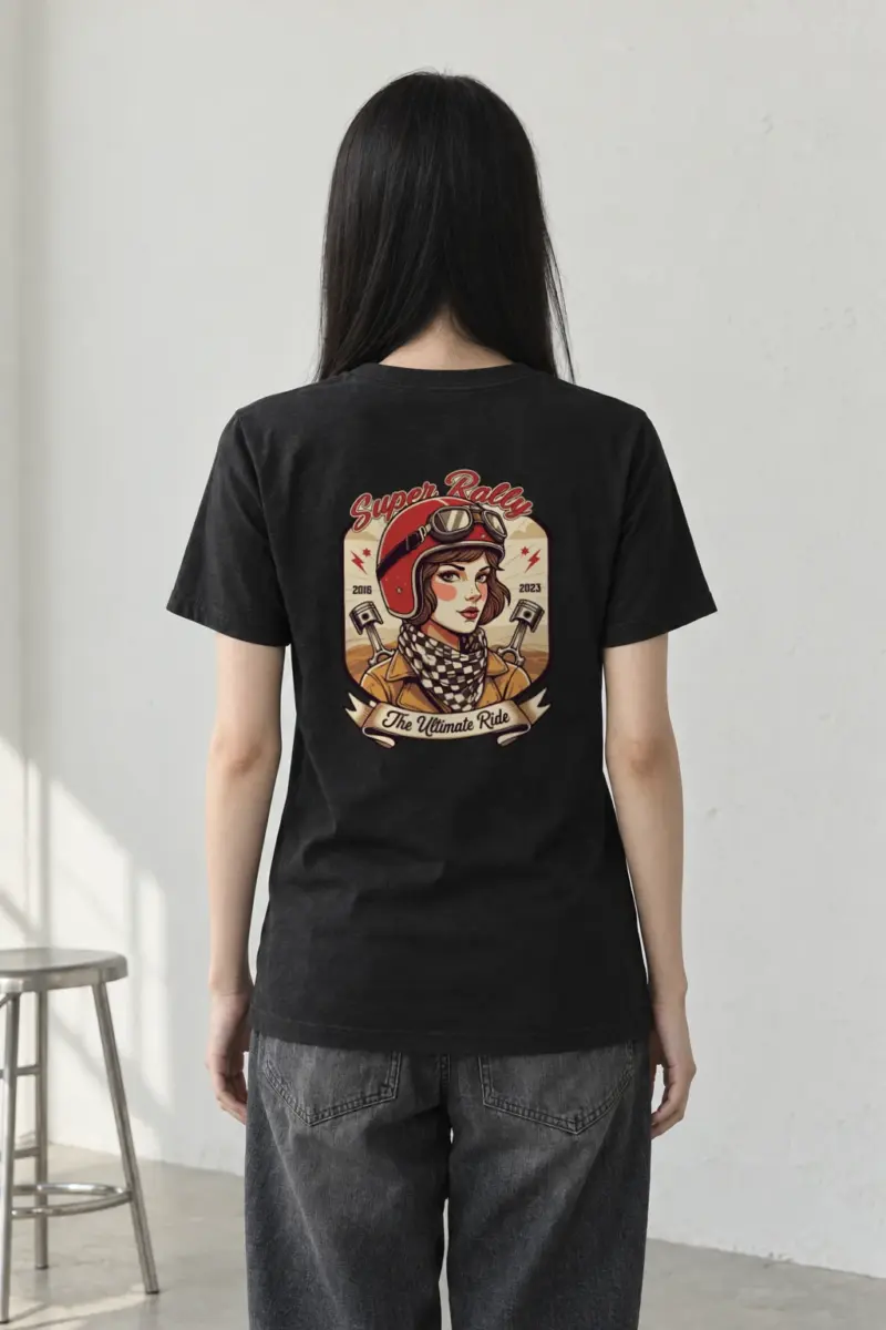 "Super Rally" Heavyweight Unisex Crewneck T-shirt