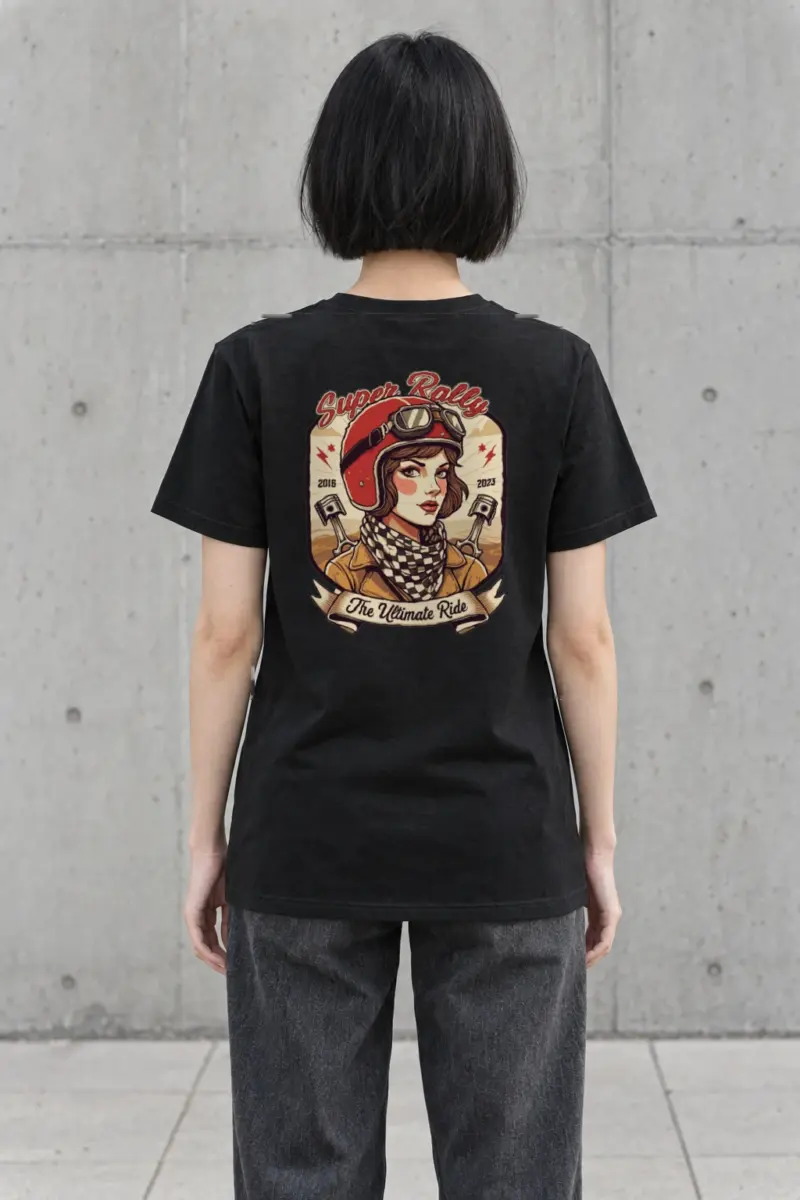 "Super Rally" Heavyweight Unisex Crewneck T-shirt