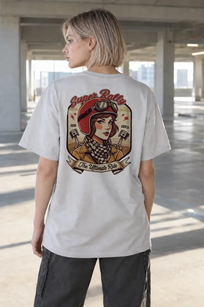 “Super Rally” Heavyweight Unisex Crewneck T-shirt | Gildan 5000
