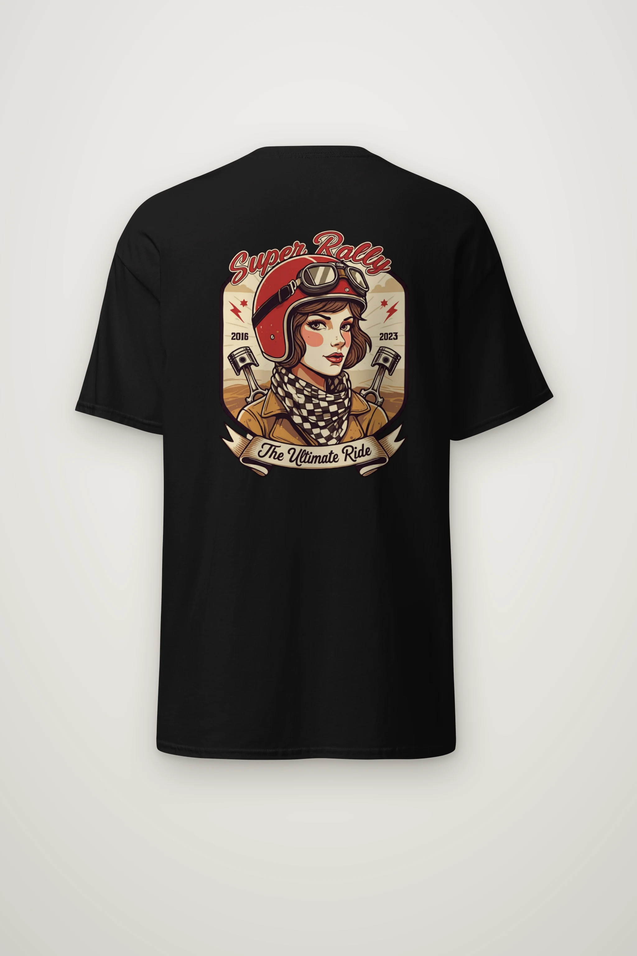 "Super Rally" Heavyweight Unisex Crewneck T-shirt